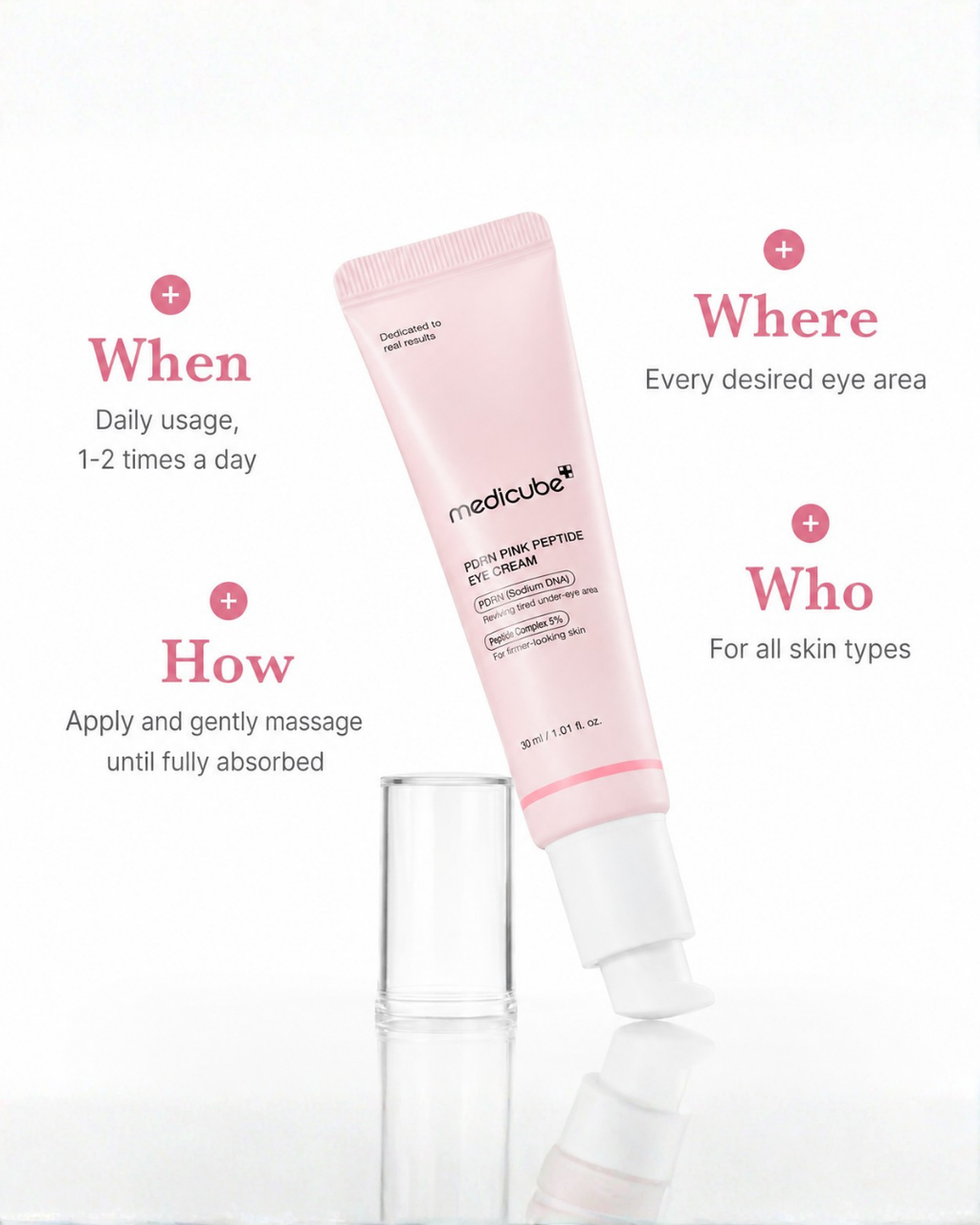 Medicube PDRN Pink Peptide Eye Cream 30ml