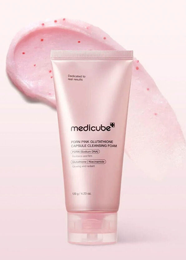 Medicube PDRN Pink Glutathione Capsule Foam Cleanser